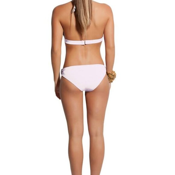 NWT Bikini White bottom  Swimsuit 14KT Gold - Picture 4 of 8